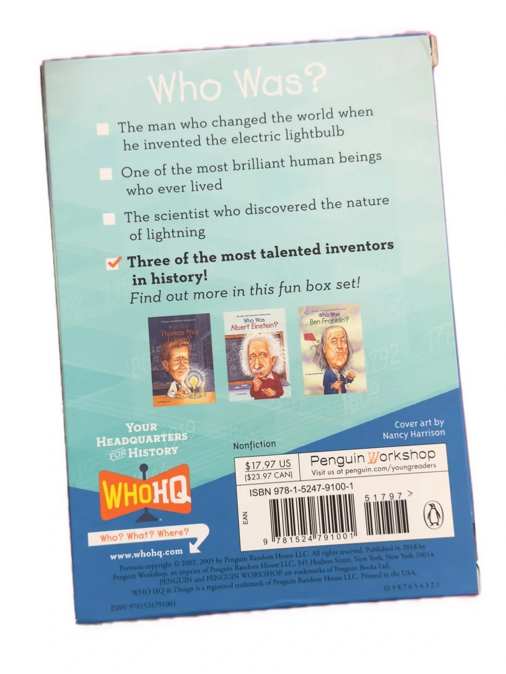 Presidents & Inventors - WhoHQ - 3-Book Collection